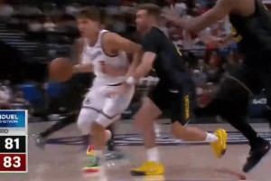 九游娱乐-快船三节83-81领先勇士，加兰17投6中得到15分&amp;amp;库里22分