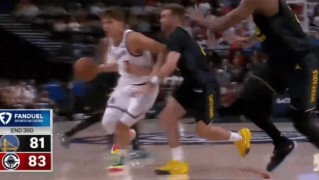 九游娱乐-快船三节83-81领先勇士，加兰17投6中得到15分&amp;amp;库里22分